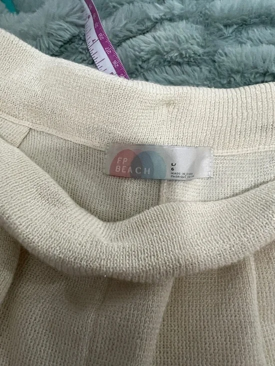 Cozy Wide-Leg Cream Lounge Pants - Picture 8 of 9